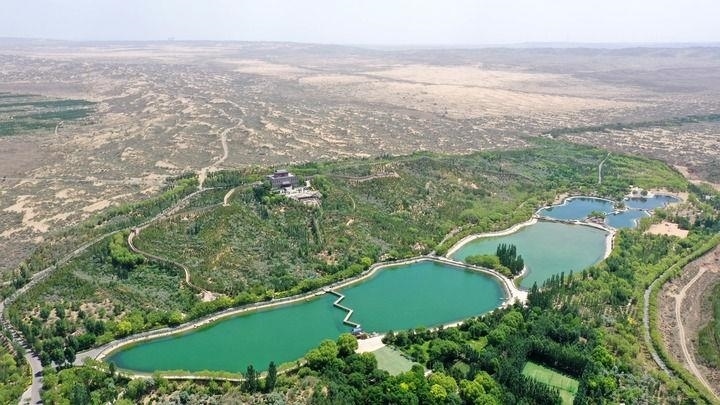 △2023年6月7日，寧夏靈武市白芨灘國家級自然保護(hù)區(qū)。