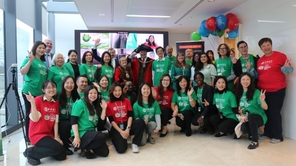 中國(guó)銀行倫敦分行參與倫敦金融城慈善日活動(dòng)。資料圖片