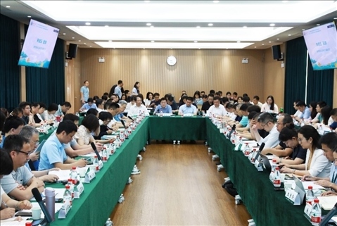 守正創(chuàng)新推動(dòng)思政課建設(shè)內(nèi)涵式發(fā)展學(xué)術(shù)研討會(huì)現(xiàn)場(chǎng)。武漢大學(xué)供圖