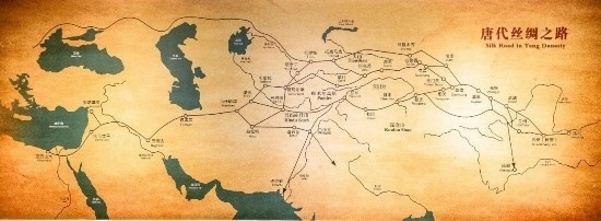 唐代絲綢之路，經(jīng)過新疆眾多地區(qū)。（圖片來源：視覺中國）