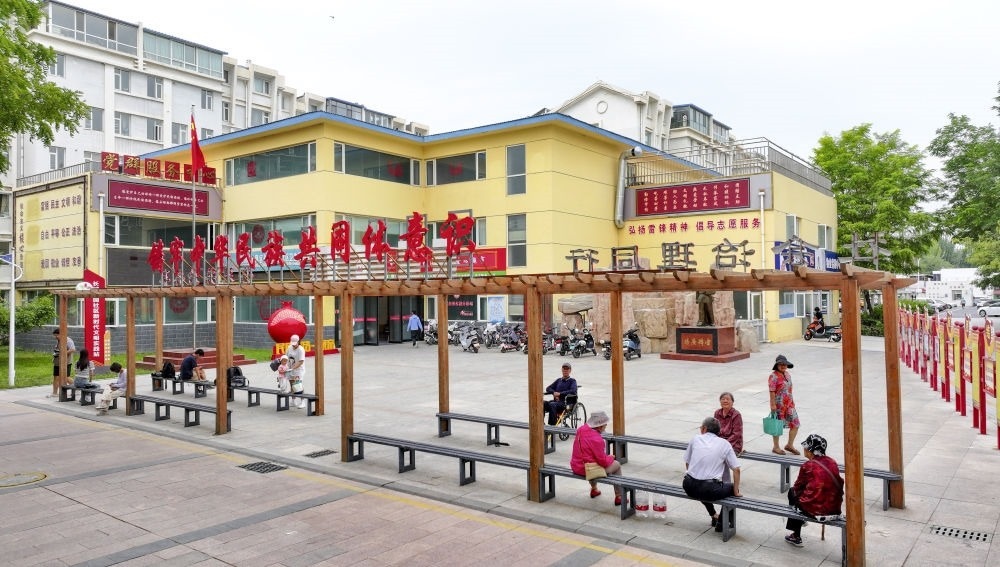 6月20日拍攝的長城花園社區(qū)一角（無人機(jī)照片）。