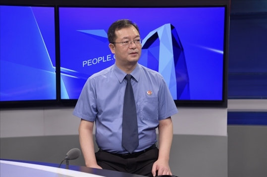 福建省泉州市人民檢察院檢察長(zhǎng)施建清。人民網(wǎng)記者 王曉嘯攝