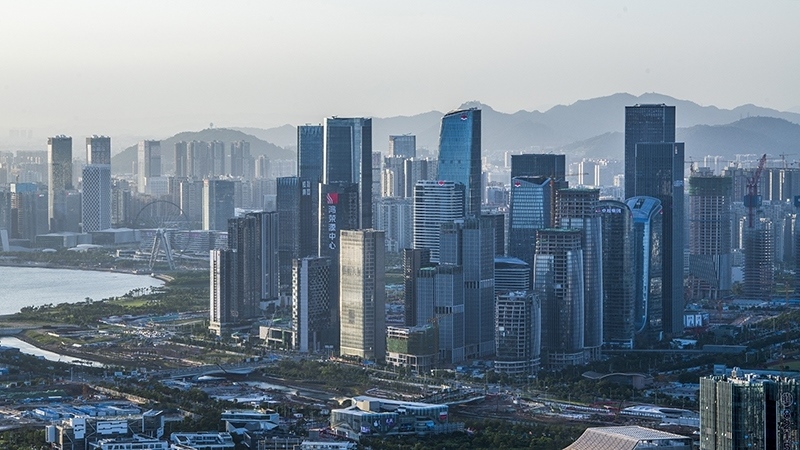 圖為深圳前海城市風(fēng)光。
