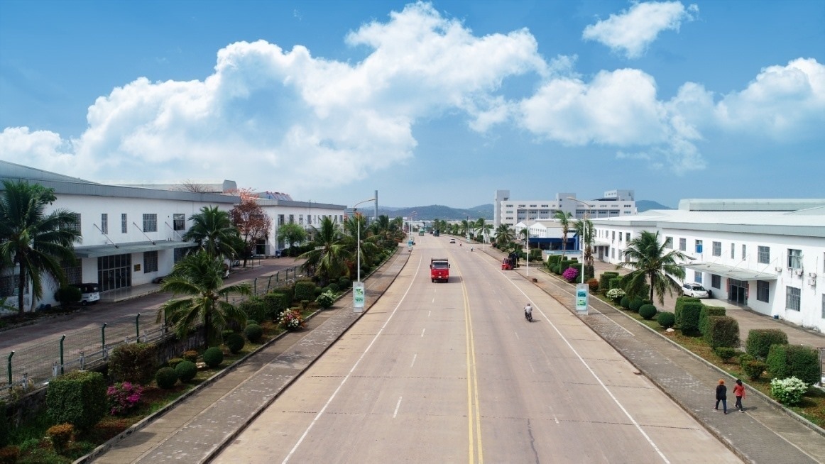 西哈努克港經(jīng)濟特區(qū)園區(qū)。西港特區(qū)公司供圖