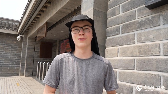 圖為德國籍游客埃里克·西伯特。人民網(wǎng)記者 吳超嵐攝