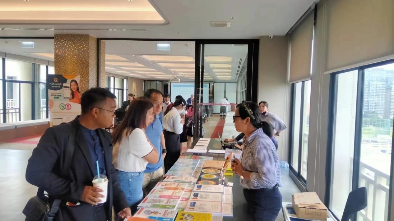 泰國中文教育精英教師高端培訓(xùn)活動現(xiàn)場。泰國朱拉隆功大學(xué)孔子學(xué)院供圖