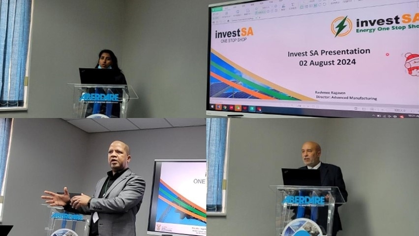 南非貿工部官員主旨演講。南中經(jīng)貿協(xié)會供圖