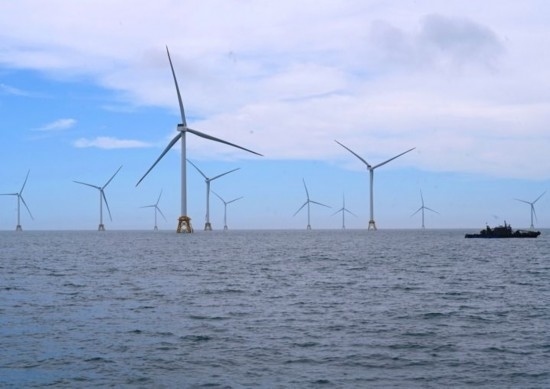 2024年6月19日拍攝的三峽集團(tuán)漳浦二期海上風(fēng)電項(xiàng)目。新華社記者 林善傳 攝