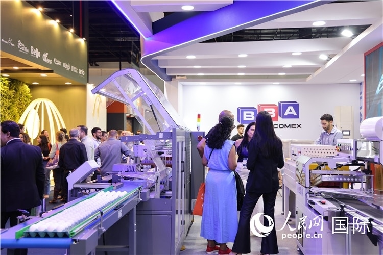 巴西國際動物蛋白展覽會現(xiàn)場。人民網(wǎng)記者 時元皓攝