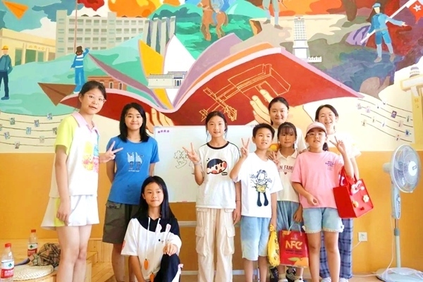 同濟大學師生暑期支教。校方供圖