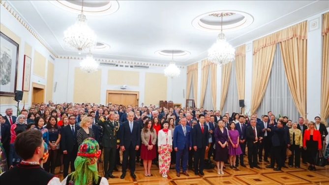 招待會現(xiàn)場。中國駐波蘭大使館供圖