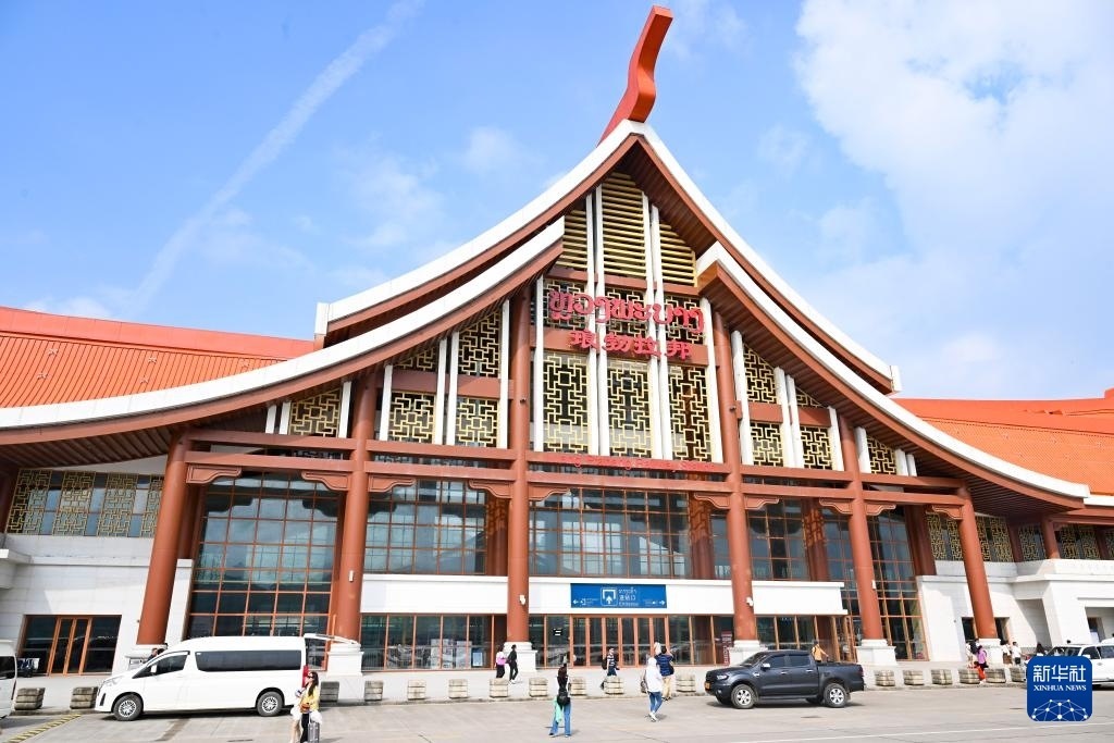 這是10月12日在老撾拍攝的瑯勃拉邦車站。新華社記者 程一恒 攝