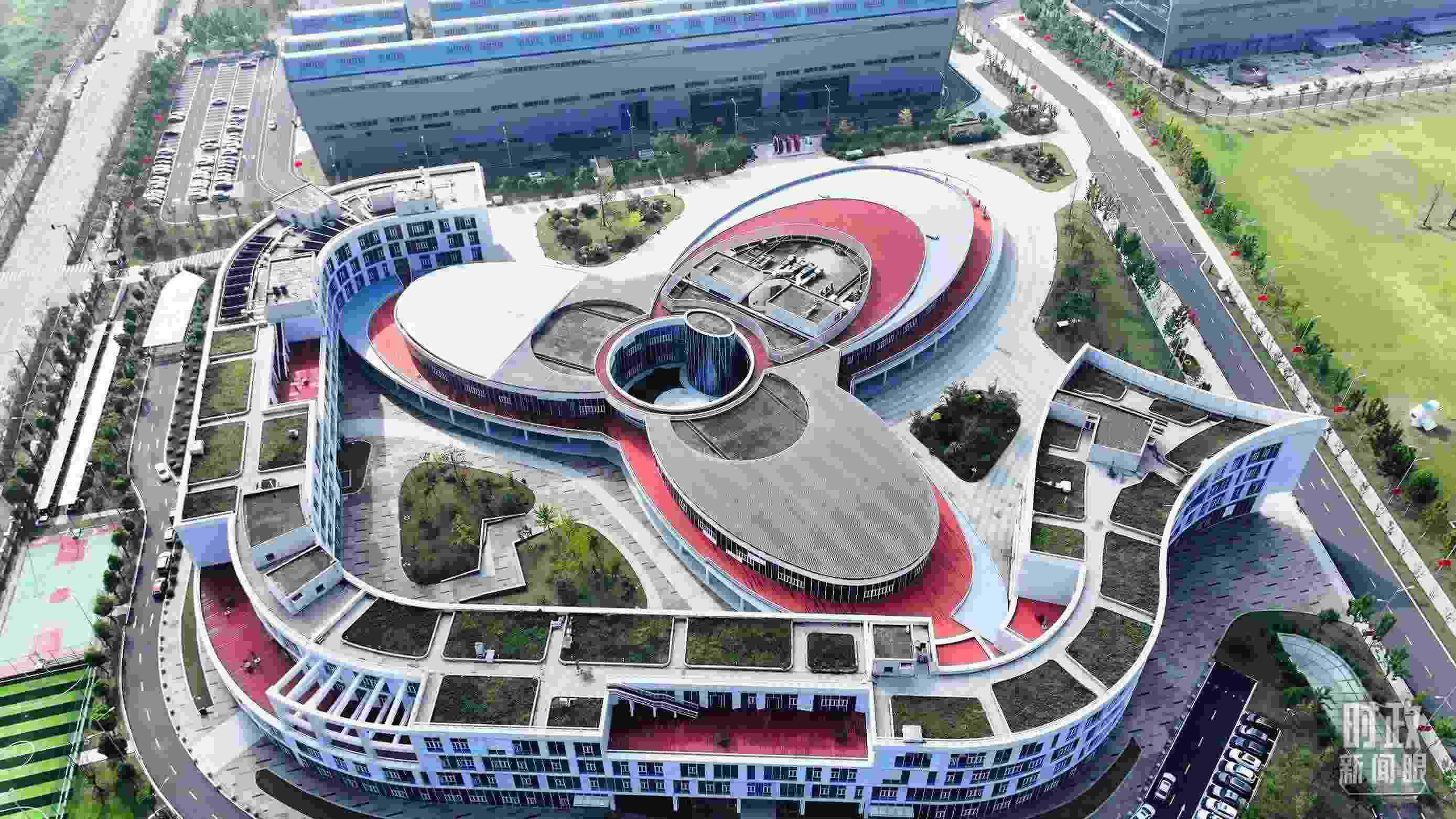 △位于合肥未來大科學(xué)城的聚變堆主機關(guān)鍵系統(tǒng)綜合研究設(shè)施園區(qū)。（總臺記者陳志猛拍攝）