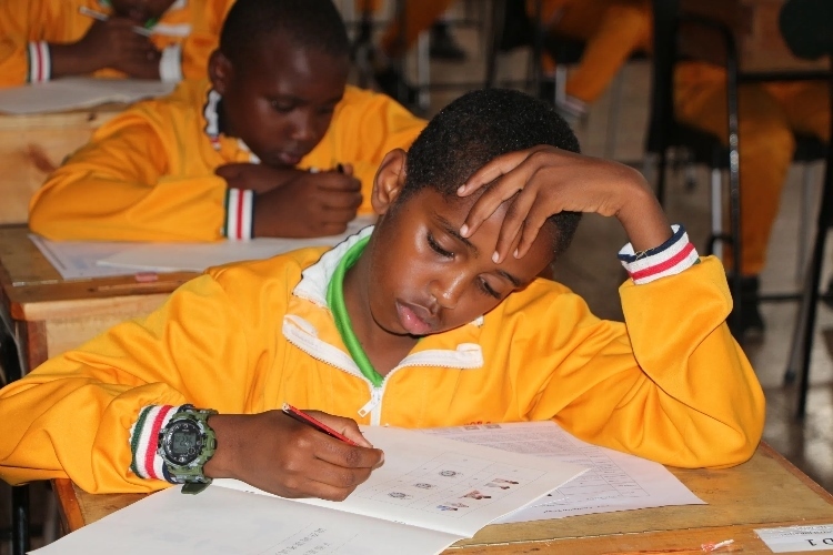 考場(chǎng)現(xiàn)場(chǎng)。埃格頓大學(xué)孔子學(xué)院供圖