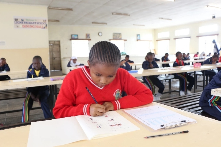 考場(chǎng)現(xiàn)場(chǎng)。埃格頓大學(xué)孔子學(xué)院供圖