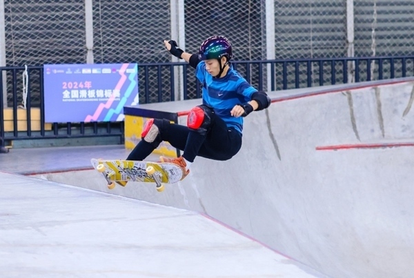 陳燁在比賽中。賽事組委會供圖