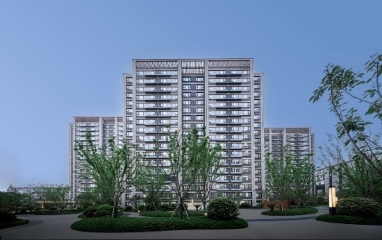 圖為改造后的中鐵臻庭小區(qū)整體外觀。王碩敏 攝