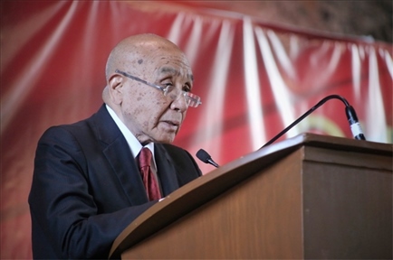 李子文致辭。主辦方供圖