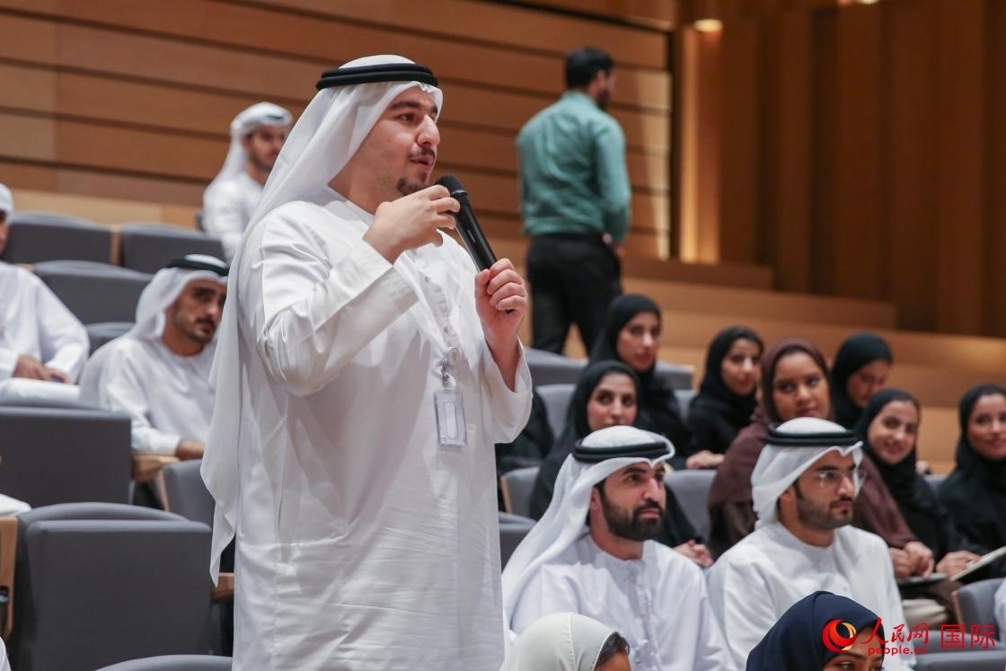 觀眾提問(wèn)。人民網(wǎng) 塔里克·易卜拉欣攝