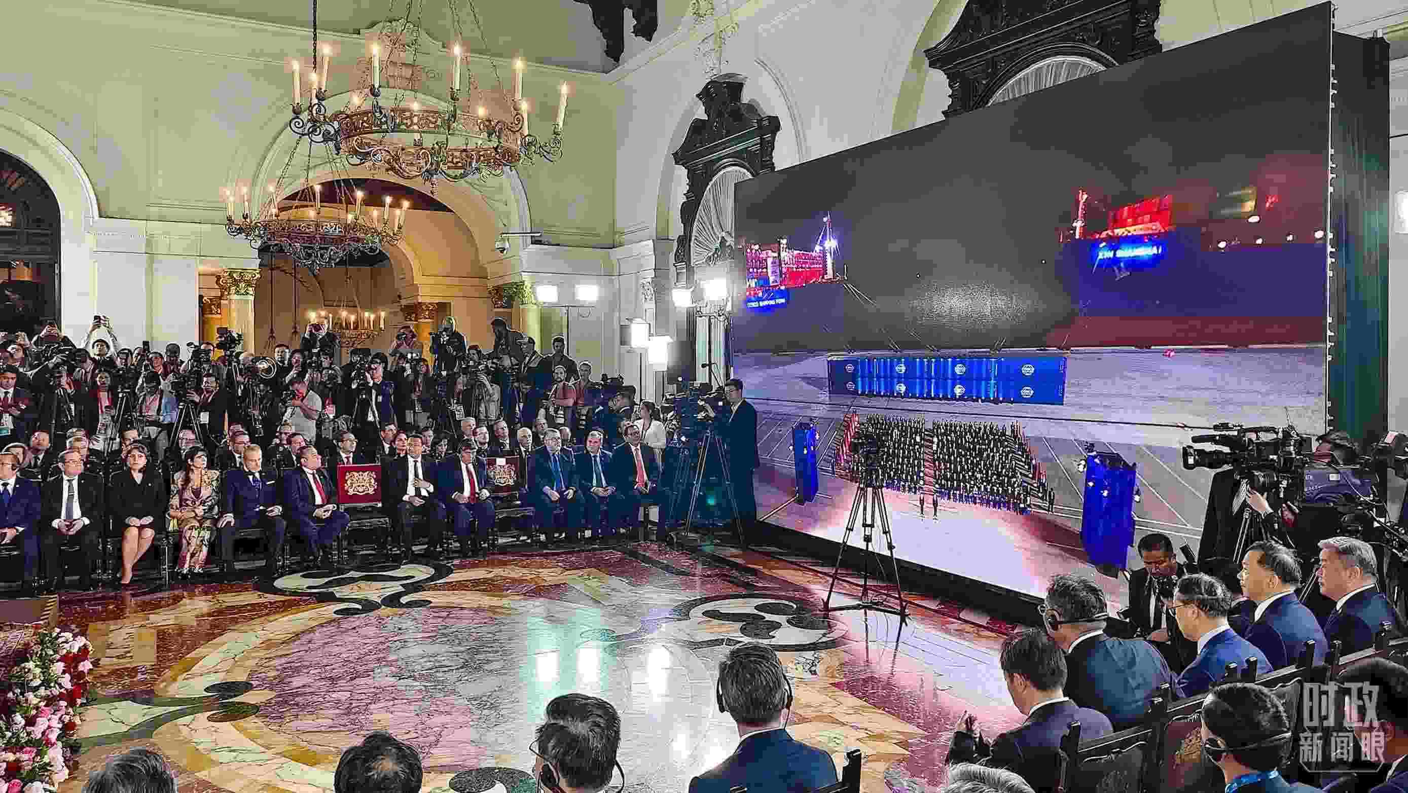 錢凱港開港儀式現(xiàn)場。（總臺央視記者韓銳拍攝）