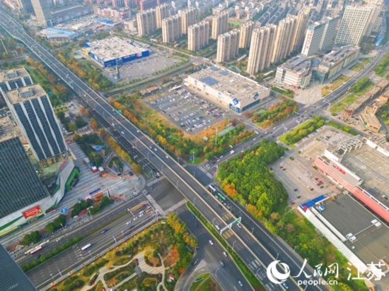 崇川區(qū)北大街便民商圈。人民網(wǎng)記者 王繼亮攝