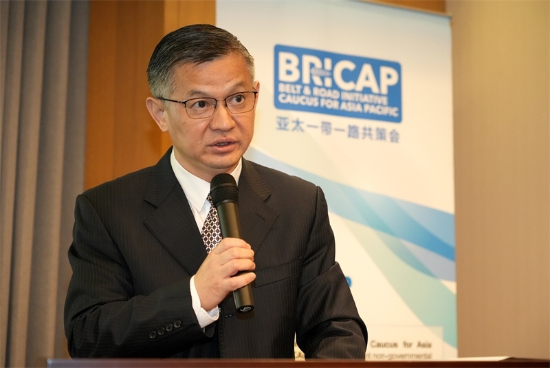 鄭學(xué)方作主旨演講。主辦方供圖