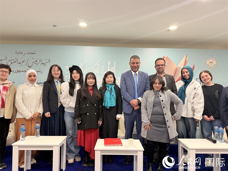 “中國與埃及：古往今來的聯(lián)系”主題分享會，人民網(wǎng)記者黃培昭攝