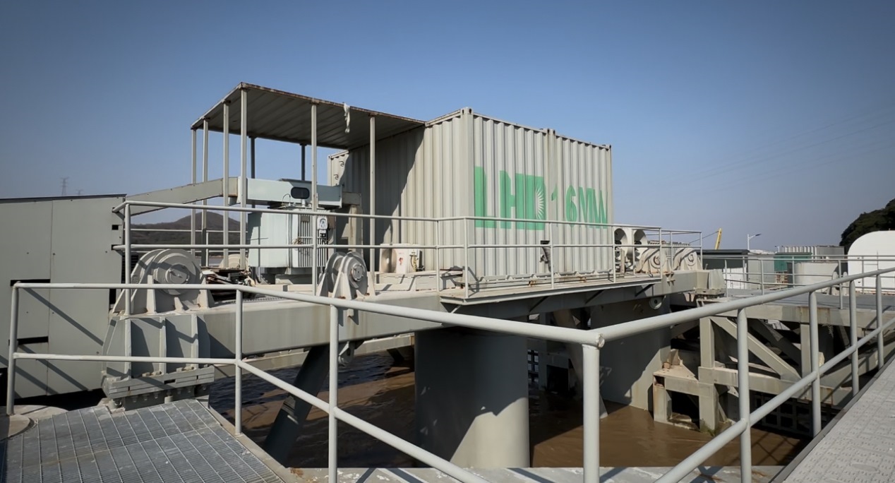 LHD潮流能發(fā)電站。人民網(wǎng)記者 王紹紹攝