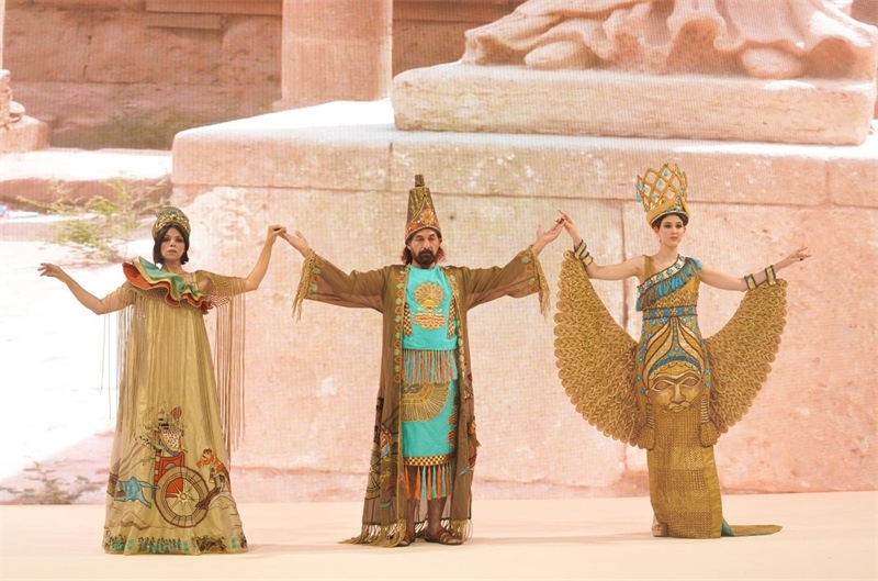 伊拉克時(shí)尚館去年9月舉辦的時(shí)裝展一景。伊拉克時(shí)尚館供圖