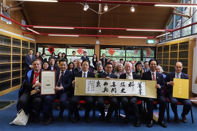 《宋畫全集》亮相劍橋大學(xué)李約瑟研究所。主辦方供圖