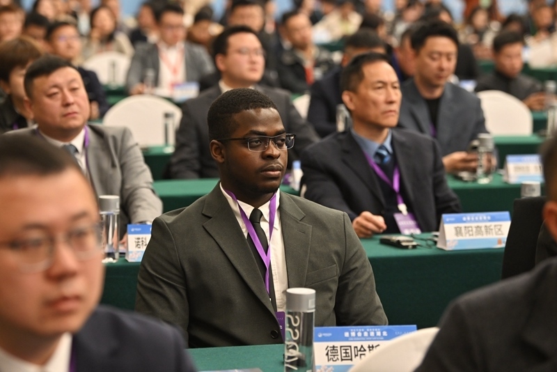 外企代表參加“進(jìn)博會(huì)走進(jìn)湖北”活動(dòng)主題推介會(huì)。人民網(wǎng)記者 翁奇羽攝