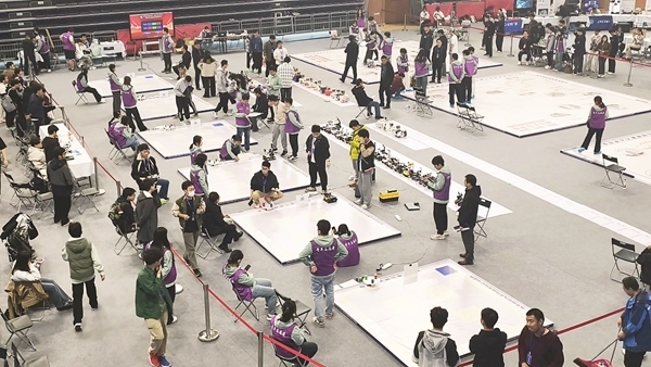 比賽現(xiàn)場。北京建筑大學供圖