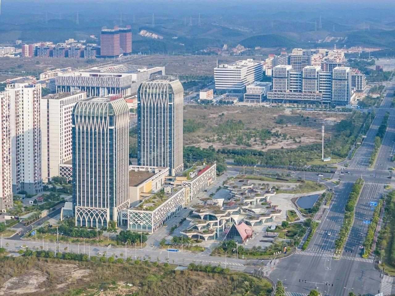 2023年11月，廣西欽州，航拍中國—馬來西亞欽州產業(yè)園區(qū)。