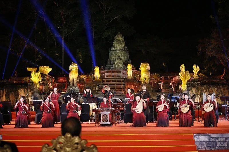 2024年1月13日，在柬埔寨暹粒舉行的“中柬人文交流年”啟動儀式。