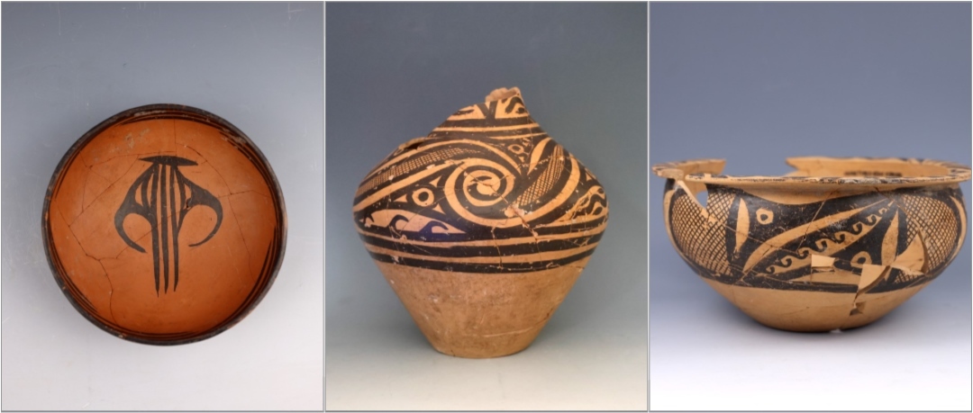 甘肅臨洮寺洼遺址出土的馬家窯類型彩陶。全國十大考古新發(fā)現活動辦公室供圖