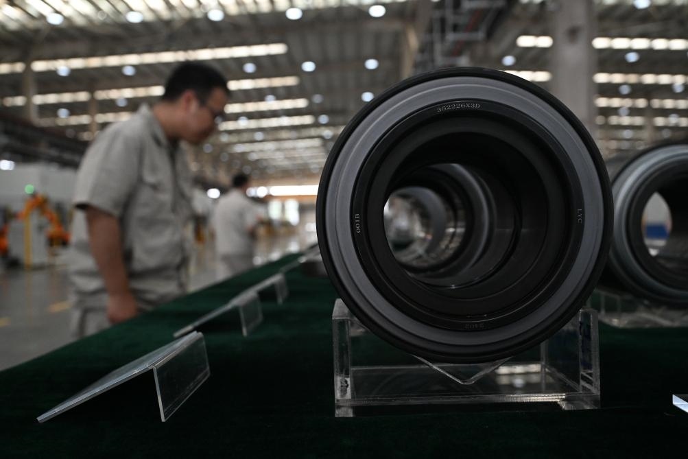 這是洛陽軸承集團股份有限公司生產(chǎn)的軸承產(chǎn)品。新華社記者 李嘉南 攝