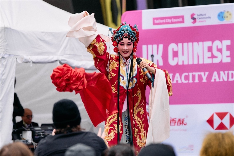 演員蔡衛(wèi)莉的秦腔表演贏得陣陣好評。 楊浩鵬攝