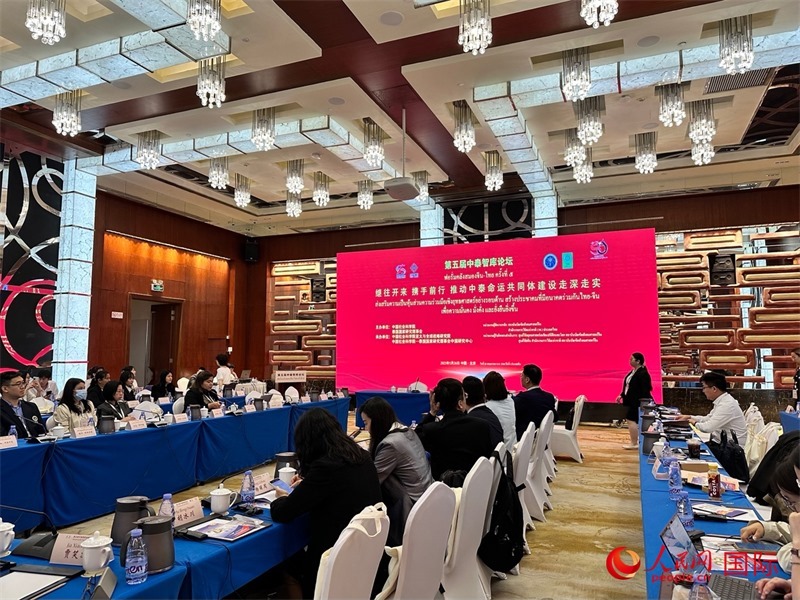 第五屆中泰智庫論壇現(xiàn)場。人民網(wǎng) 孫書宇攝