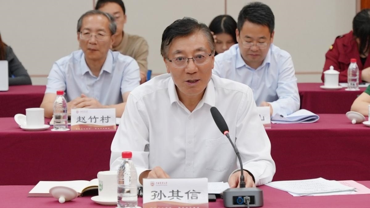 中國(guó)工程院院士、中國(guó)農(nóng)業(yè)大學(xué)校長(zhǎng)孫其信。校方供圖