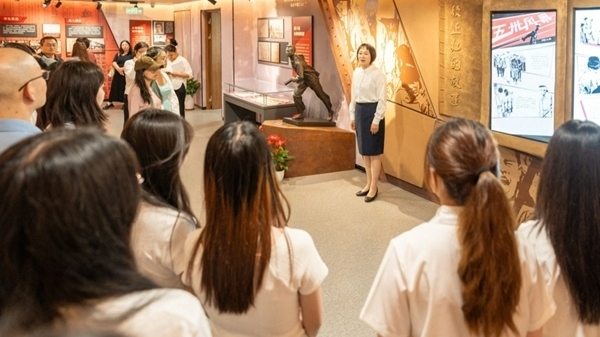 思政課現(xiàn)場。東華大學供圖